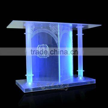 Colorful Acrylic Bar Table With LED Lights, Bar Table for Bar, Club Bar Designs photo-4