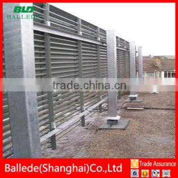 2015 popular new style louver fence manufacturers