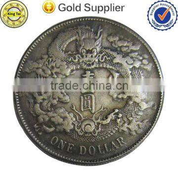 Die casting zinc alloy Chinese dragon coins