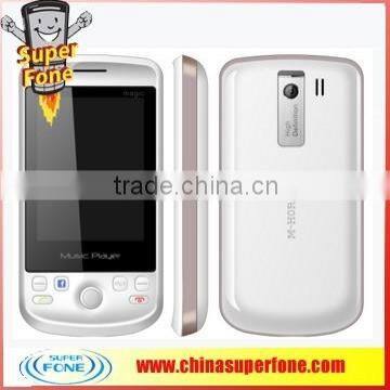 2.8 inch spreadtrum6531C best quality dual sim card latest touch mobile(magic)