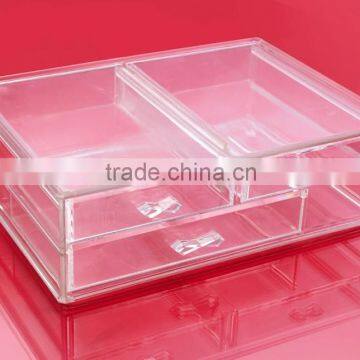 Factory Manufacturing acrylic cosmetic and accessory organizer