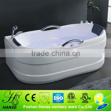 HS-B212 Sexy massage small soaking 2 person indoor double bath tub