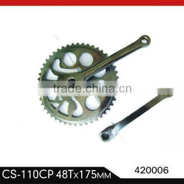 48T bicycle chainwheel and cranks