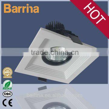 good quality white square shop led ceiling spotlight