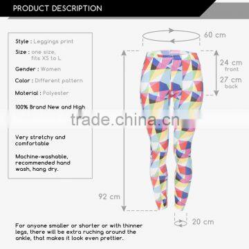 New Fashion Women full print Pants Leggings fitness women legging pants