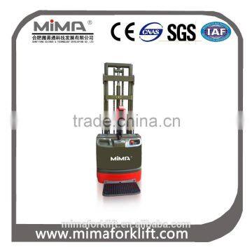 3 to 5m Full Electric Hydraulic Stacker Straddle Capacity1.4 1.6t photo-4