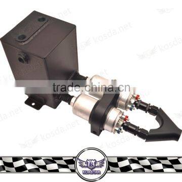 Fuel Tank Aluminium Racing With inline check valve and 044 pump , Fuel Tank Racing