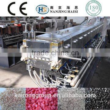 Twin screw pelletizing extrusion machine,pelleting production line