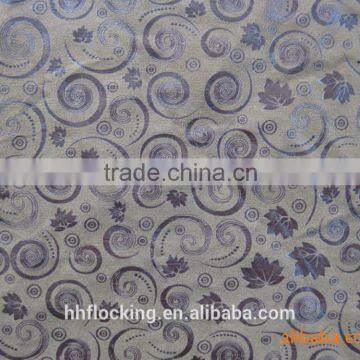 bronzing flock fabric for sofa cushion