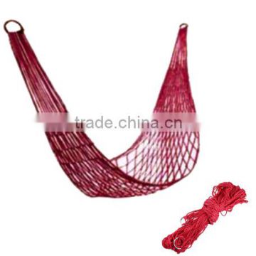 Portable Nylon Outdoor Netting Double Camping Hammock Tent