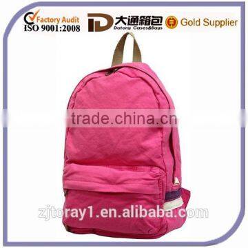 japanese style cotton canvas school backpack