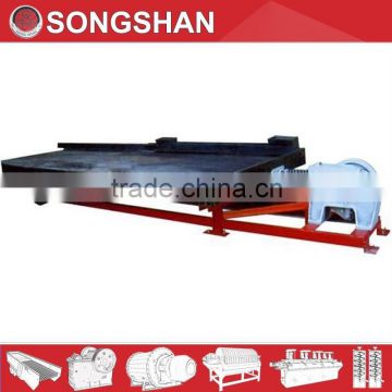 High separation ratio shaking table test for gold silver copper