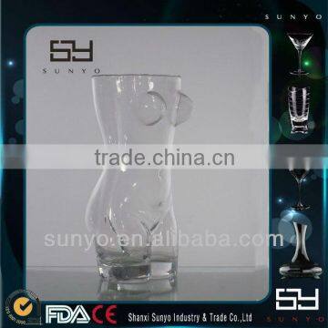 Hot Selling Crystal Sexy Shaped Shot/Whisky Glass