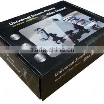 Never Fall Down Metal Universal Smart Phone Golf Cart Stroller Scooter Bike Mount for 3.5-5.5" Phone Bicycle Holder With Strip photo-6