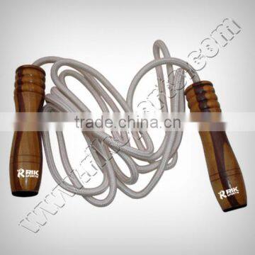 Polyester Skipping Ropes with wooden Handle