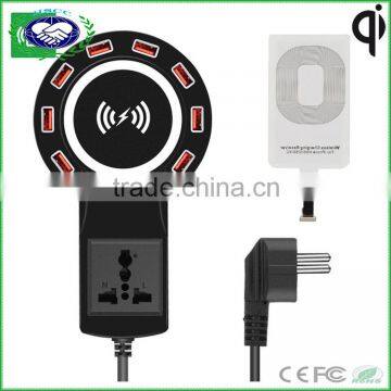 Hot selling 8 usb port charging dock multi port wireless charger