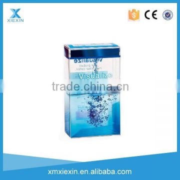 clear transparent cosmetic folding box