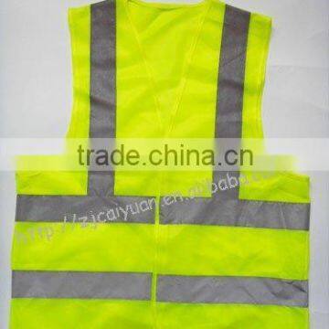 CY Reflective Vest Safety High Visibility Yellow CR8001