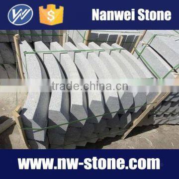 flamed white granite curbs, garden products