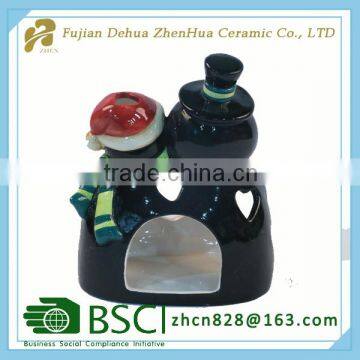 Personalized Christmas Gift Ceramic Candle Holder photo-3