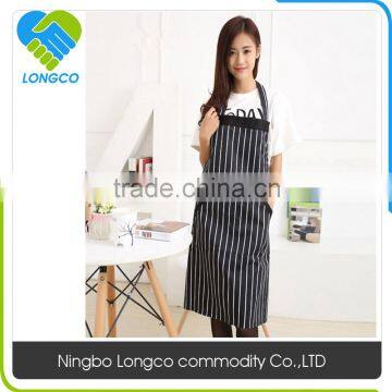 Factrory price2016 Cheap Promotional Polyester Waterproof Cooking Apron,Fashion Kitchen Apron