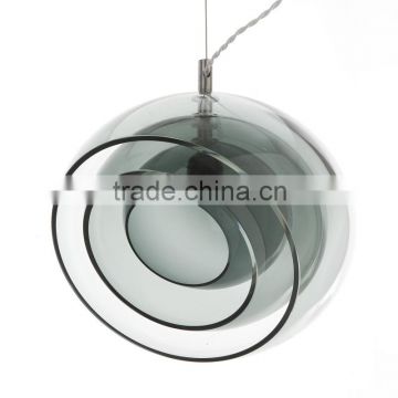 E27 Modern Transparent Glass Pendant Lamp for Home, Hotel and Restaurant Use