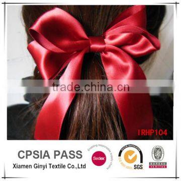 Colored Chrismas the Bows of Satin Ribbons for Hair Bow photo-5