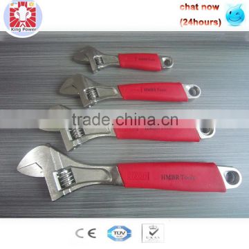 Hot sale PVC Handle(Drop Forged) carbon steel adjustable wrench