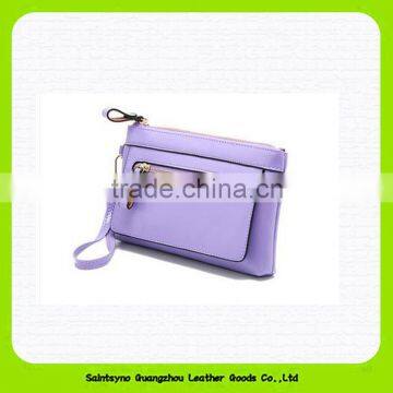 15609 New arrival leather latest design lady purse