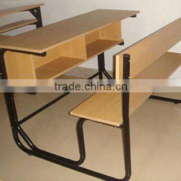 Wooden College/School Student Desk and Chair