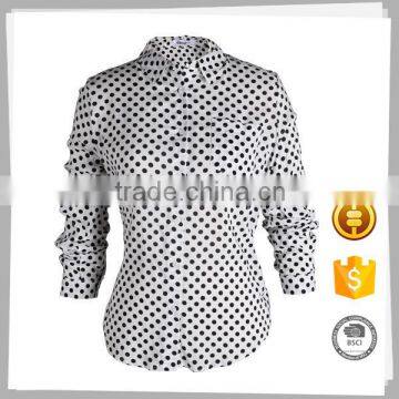 Garments Supplier Latest Design Cheap Cotton Long Shirt for Women