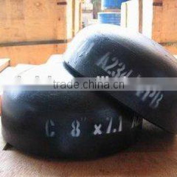 carbon steel seamless butt weld diameter pipe cap&pipe caps &seamless pipe caps