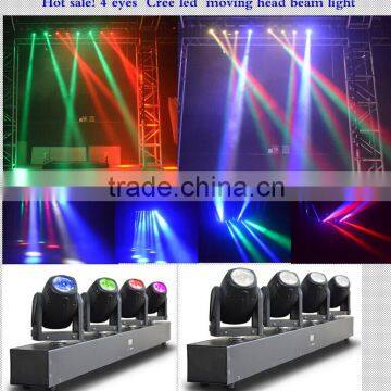 led effect light 4pcs*10w RGBW 4in1 CREE led 4 heads mini led beam moving head light