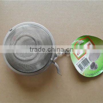 China Supplier stainless steel mesh tea strainer ball tea ball