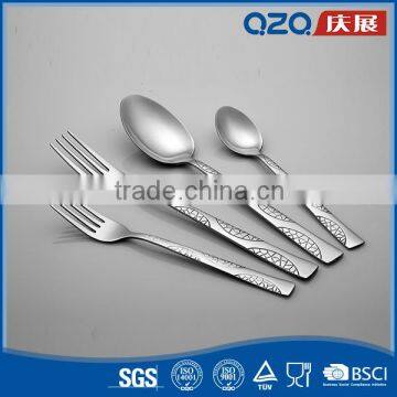 OEM professional handle lines flatware set stainless steel banquet tableware