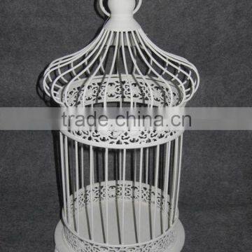 Wholesale handmade small round white birdcage