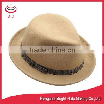 Men Trilby Hats Made From Wool Felt photo-2