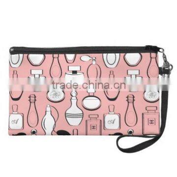 Customizable Design Flowers Canvas Wristlet Clutch Bags photo-4
