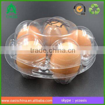 round 5 hole Plastic disposable egg tray