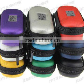 2014 Best seller small size colourful eGO zipper box for e cigarette with thickening type