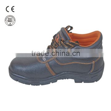 high quality industrial construction leather safety shoe