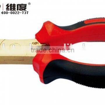 Non-sparking tools; High quality Non spark/ Explosion-proof Flat Nose Pliers; China Manufacturer; OEM service; Die forging