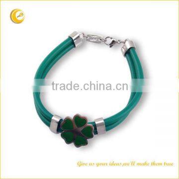 Stainless steel bracelet,silicon bracelet