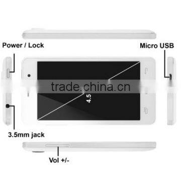 EBEST V5 4GB White, GPS + AGPS, Android 4.2.1, MTK6572 1.0GHz Dual Core, RAM: 512MB, 4.5 Inch IPS Capacitive Screen Smart Phone, photo-4