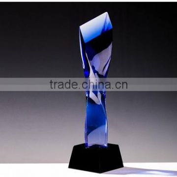 2016 cheap price crystal trophy ,hot selling crystal trophy,k9 crystal plaque