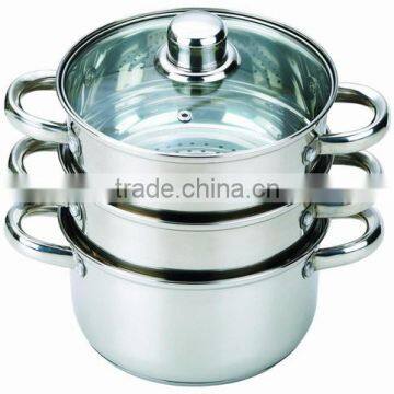 4pcs stainless steel steamer set,China steamer,wholesale steamer