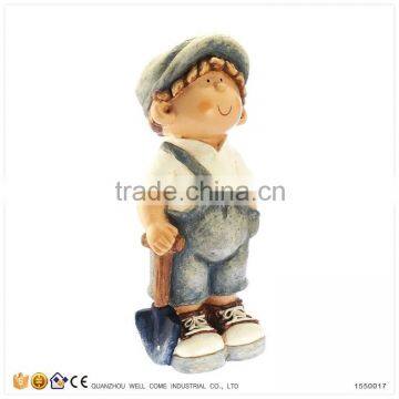 Novelty Garden Statues Little Boys Model