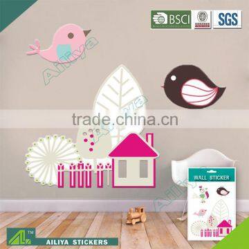 Fashionable useful china eco-friendly adhesive wall decal sticker for bathroom