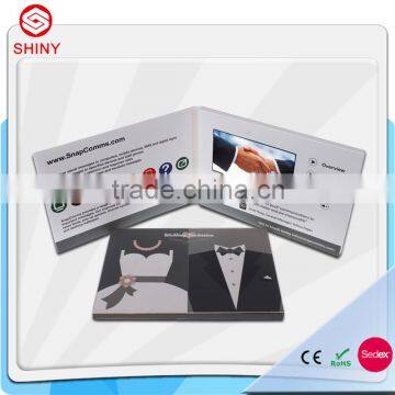high-end creative 5 inch video brochure