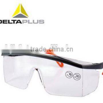 Deltaplus polycarbonate single lens integrated PVC nose piece safety glasses